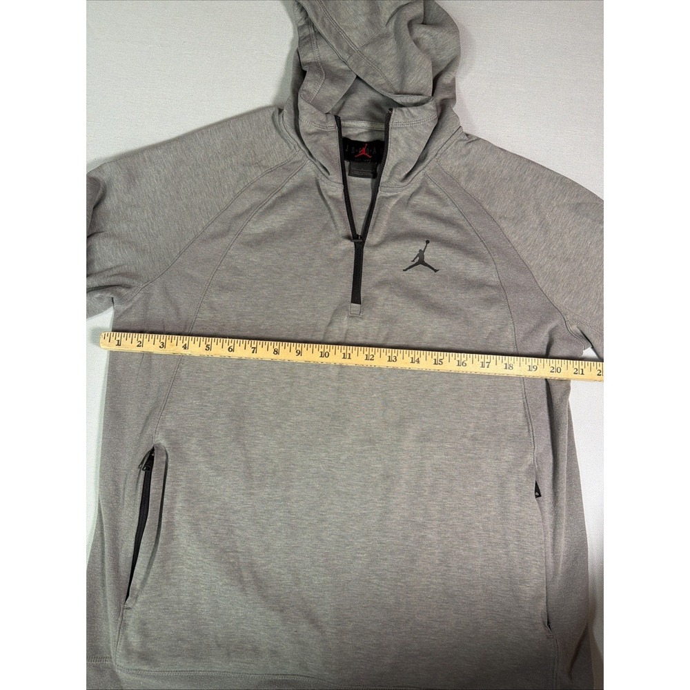 Nike Air Jordan Sport 1/2 Half Zip Hoodie Gray DV1245-091 Men's Large - Picture 14 of 16